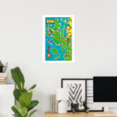 Schotland's Isle of Skye Print (Thuiskantoor)