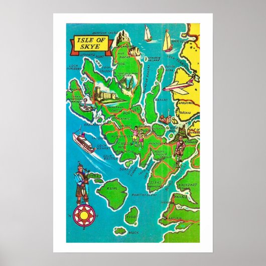 Schotland's Isle of Skye Print (Voorkant)