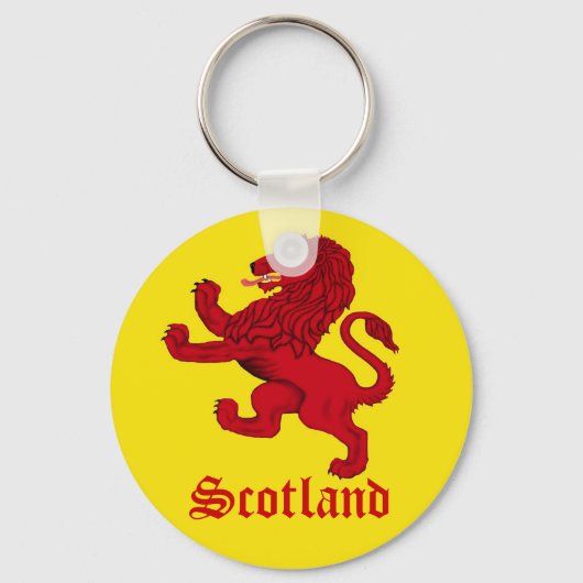 Schotland's ontemmende leeuw sleutelhanger (Voorkant)