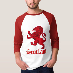 Schotland's ontemmende leeuw t-shirt
