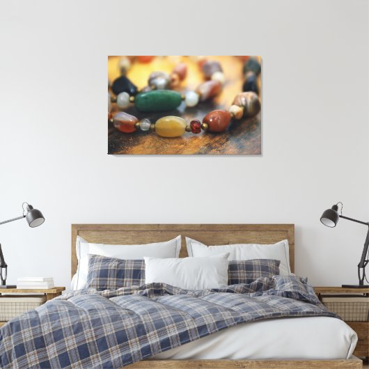  Schots Agaat Ketting Stijlvol Canvas (Insitu (Slaapkamer))