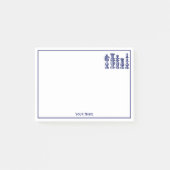 Schots artikelen  Art Blue Post-it® Notes (Voorkant)