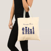 Schots artikelen  Art Blue Tote Bag (Voorkant (product))