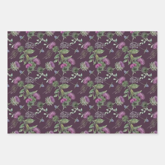 Schots blad voor verpakkingspapier voor bloemen inpakpapier vel (Voorkant)