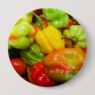 Schots Bonnet Chili Peppers Ronde Button 4,0 Cm