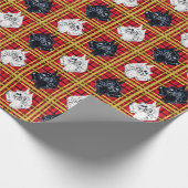 Schots cadeautje voor Terrier, Black en White Cadeaupapier (Hoek)