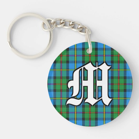 Schots Clan MacLeod van Harris Tartan Pset Sleutelhanger (Voorkant)