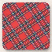Schots Clan Royal Stewart Tartan Cork Onderzetters (Voorkant)