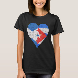 Schots Cubaans vlaggeschut T-shirt