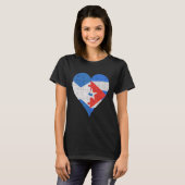 Schots Cubaans vlaggeschut T-shirt (Voorkant volledig)