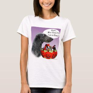 Schots Deerhound Halloween Snoep T-shirt
