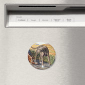 Schots deerhound magneet (Insitu (Vaatwasser))