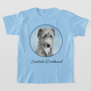 Schots Deerhound Schilderij - Originele hondenkuns T-shirt