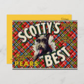  Schots "Dog"-label - briefkaart (Voorkant / Achterkant)