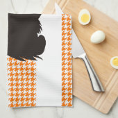 Schots doodsgebergte keukenhanddoek, gepersonalise theedoek (Quarter Fold)