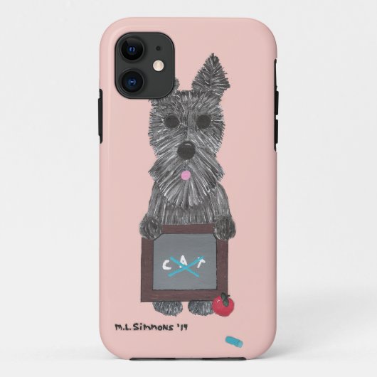 Schots draagtas voor Schotse terrier voor leraren Case-Mate iPhone Case (Achterkant)