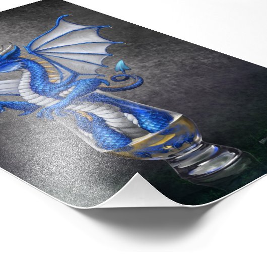 Schots draak 4x6 afdrukken foto afdruk (Hoek)