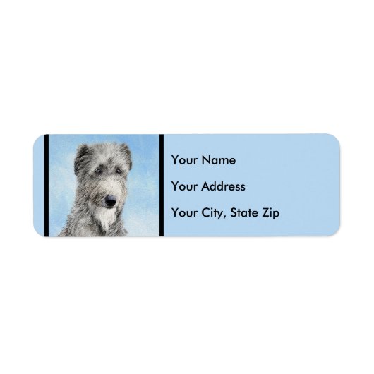 Schots driekleurig schilderen - Kute Original Dog Etiket (Voorkant)