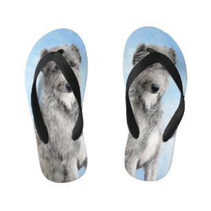 Schots driekleurig schilderen - Kute Original Dog  Kinder Teenslippers