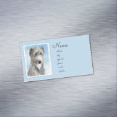 Schots driekleurig schilderen - Kute Original Dog  Magnetisch Visitekaartje (Voorbeeld)