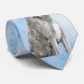 Schots driekleurig schilderen - Kute Original Dog  Stropdas (Opgerold)