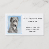 Schots driekleurig schilderen - Kute Original Dog  Visitekaartje (Voorkant)