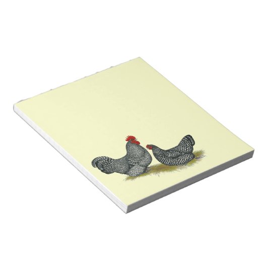 Schots Dumpy Chickens Notitieblok (Schuin)