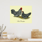 Schots Dumpy Chickens Poster (Keuken)