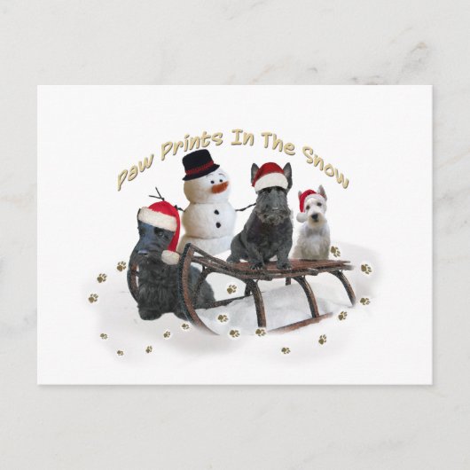 Schots een tijd om te spelen briefkaart (Voorkant)