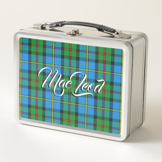 Schots eet! Clan MacLeod van Harris Tartan Pset (Voorkant)