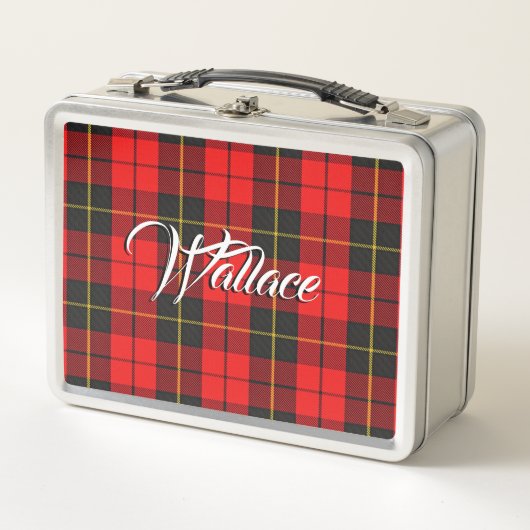 Schots eet! Clan Wallace Tartan Pset (Voorkant)