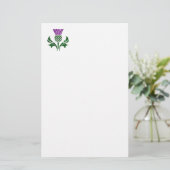 Schots embledikant briefpapier (Staand voorkant)