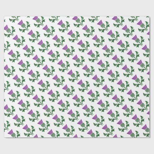 Schots embledikant cadeaupapier (Vlak)