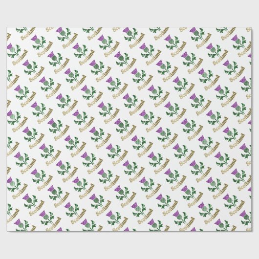 Schots embledikant cadeaupapier (Vlak)