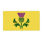 Schots embledikant etiket (Voorkant)