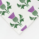 Schots embledikant fleece deken (Hoek)