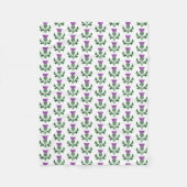 Schots embledikant fleece deken (Voorkant)