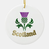 Schots embledikant keramisch ornament (Voorkant)