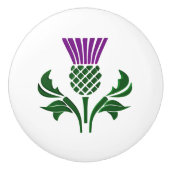 Schots embledikant keramische knop (Voorkant)