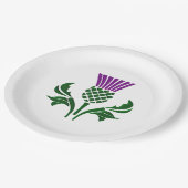 Schots embledikant papieren bordje (Gekanteld)