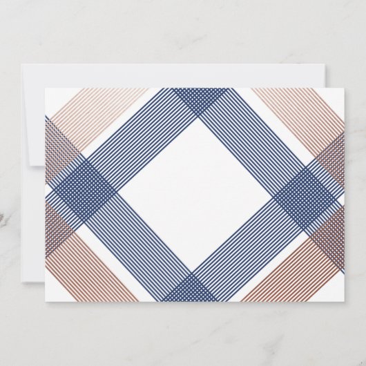 Schots en Mannen van de Varkensdag Kaart (Achterkant)