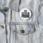 Schots en proud ronde button 5,7 cm (In situ)