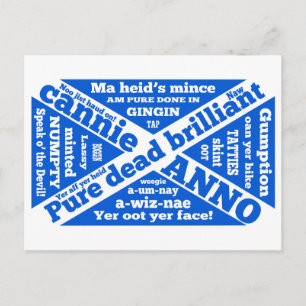 Schots en zinnen briefkaart