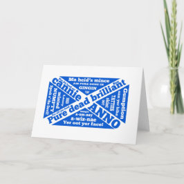 Schots en zinnen kaart