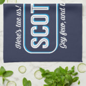 Schots gedicht, wat is ons? Toast Gezegde Theedoek (Gevouwen)