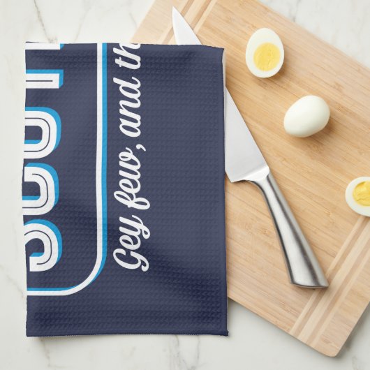 Schots gedicht, wat is ons? Toast Gezegde Theedoek (Quarter Fold)