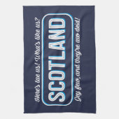 Schots gedicht, wat is ons? Toast Gezegde Theedoek (Verticaal)