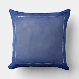 Schots geïnspireerd blauw kussen