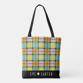 Schots geïnspireerde Iona Tartan Canvas tas