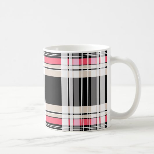 Schots geruit, tartan koffiemok (Rechts)